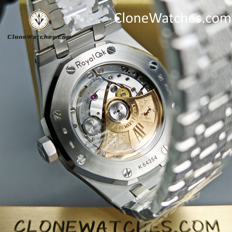Audemars Piguet Super Clone Watches 1:1 Royal Oak Frost 15454BC Black Dial 37mm - Image 12