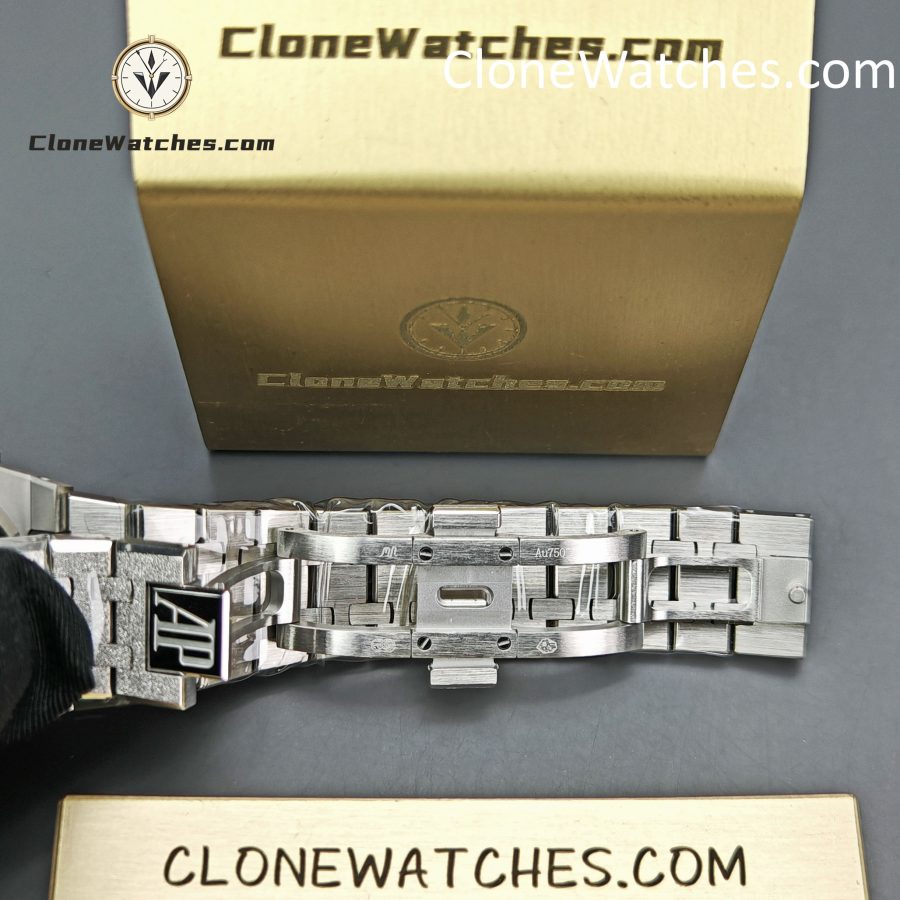 Audemars Piguet Super Clone Watches 1:1 Royal Oak Frost 15454BC Black Dial 37mm - Image 13