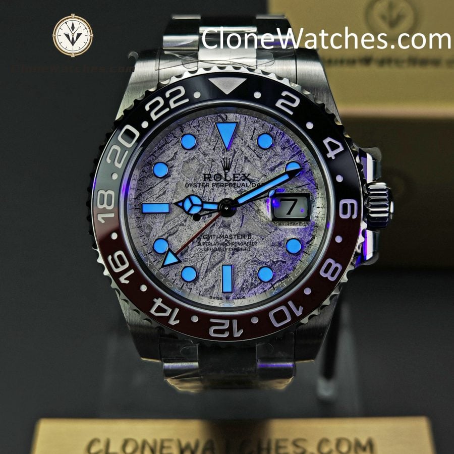 Rolex Super Clone Watches 1:1 GMT Master II Meteorite M126719blro-0002 Oyster 3285 Movement - Image 2