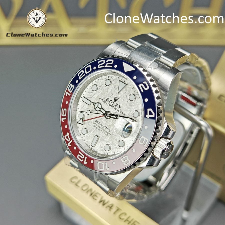 Rolex Super Clone Watches 1:1 GMT Master II Meteorite M126719blro-0002 Oyster 3285 Movement - Image 3