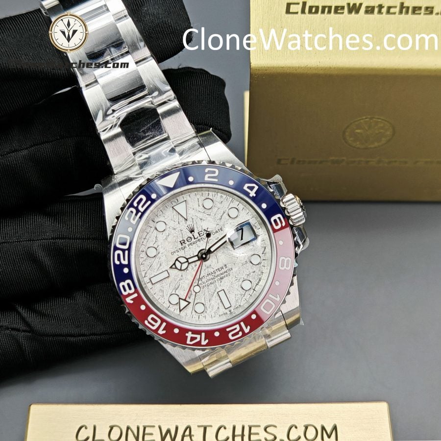 Rolex Super Clone Watches 1:1 GMT Master II Meteorite M126719blro-0002 Oyster 3285 Movement - Image 5