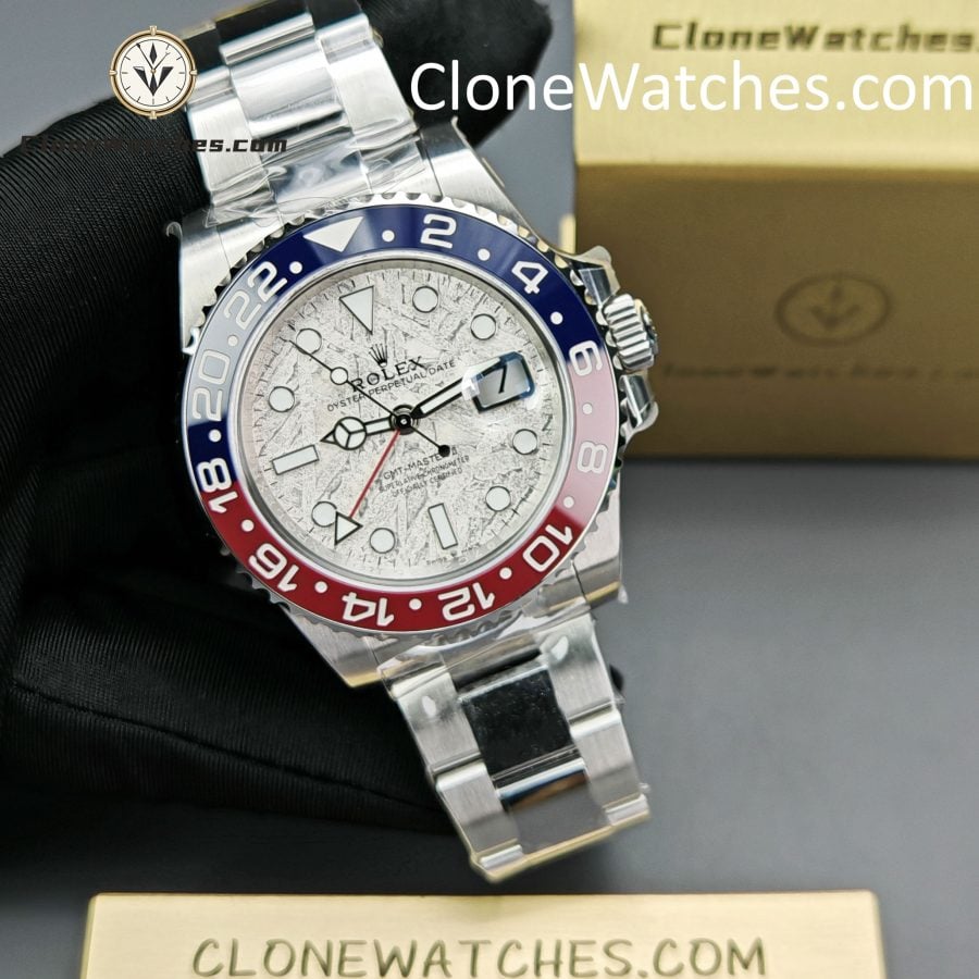 Rolex Super Clone Watches 1:1 GMT Master II Meteorite M126719blro-0002 Oyster 3285 Movement - Image 6