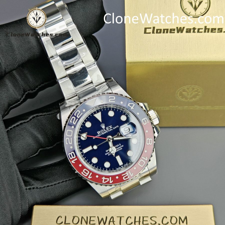Rolex Super Clone Watches 1:1 GMT Master II m126719blro-0003 Oyster 3285 Movement - Image 5