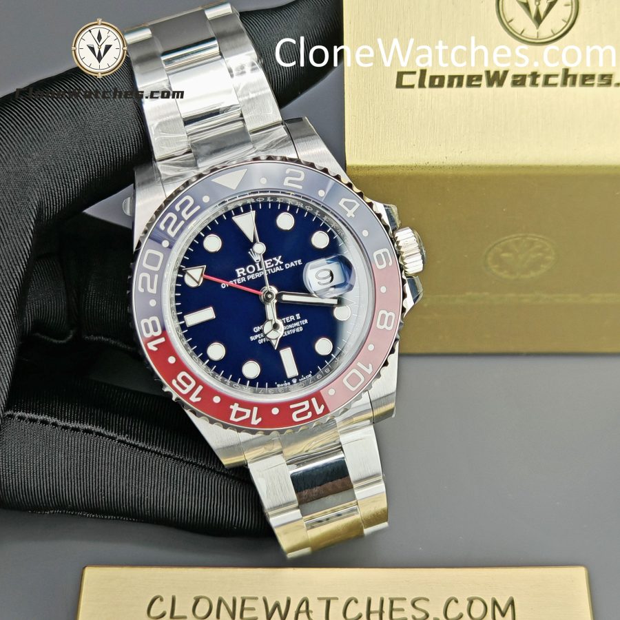 Rolex Super Clone Watches 1:1 GMT Master II m126719blro-0003 Oyster 3285 Movement - Image 6