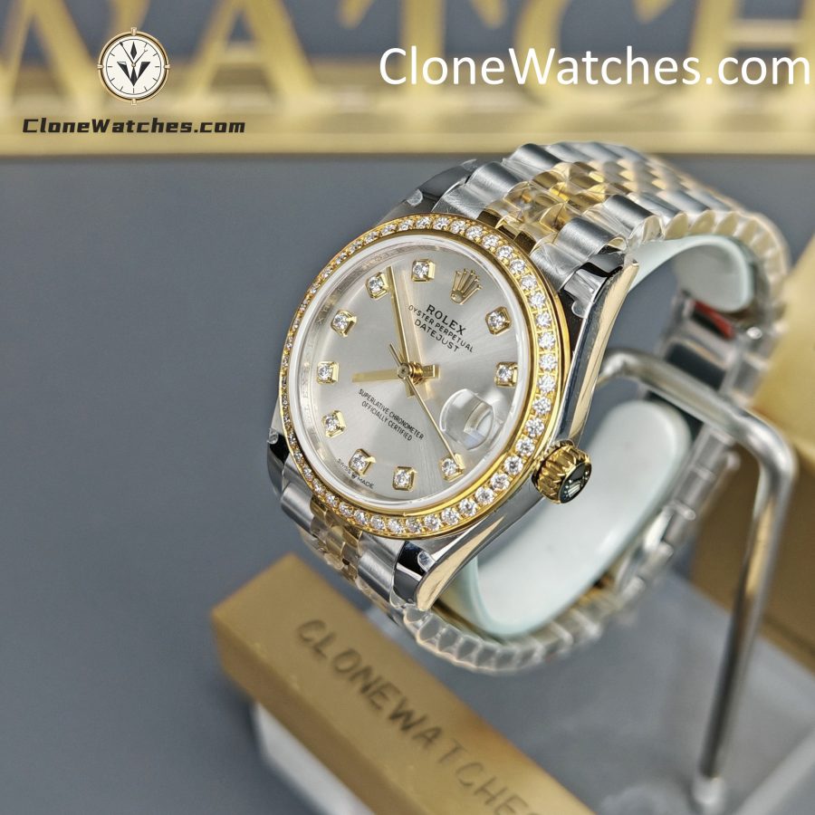 Rolex Super Clone Watches 1:1 DateJust m278383rbr-0020 Jubilee 31MM 2236 Movement - Image 2