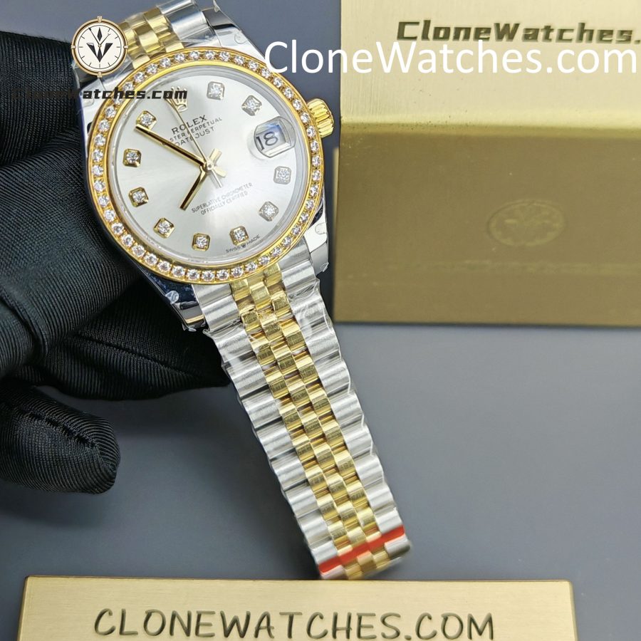 Rolex Super Clone Watches 1:1 DateJust m278383rbr-0020 Jubilee 31MM 2236 Movement - Image 3