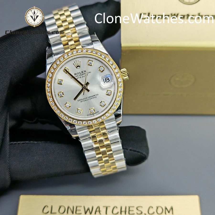 Rolex Super Clone Watches 1:1 DateJust m278383rbr-0020 Jubilee 31MM 2236 Movement - Image 5