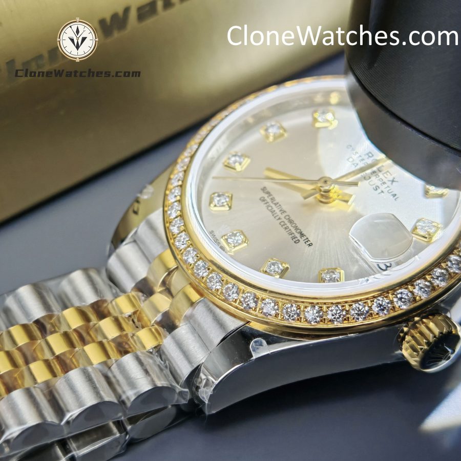 Rolex Super Clone Watches 1:1 DateJust m278383rbr-0020 Jubilee 31MM 2236 Movement - Image 14