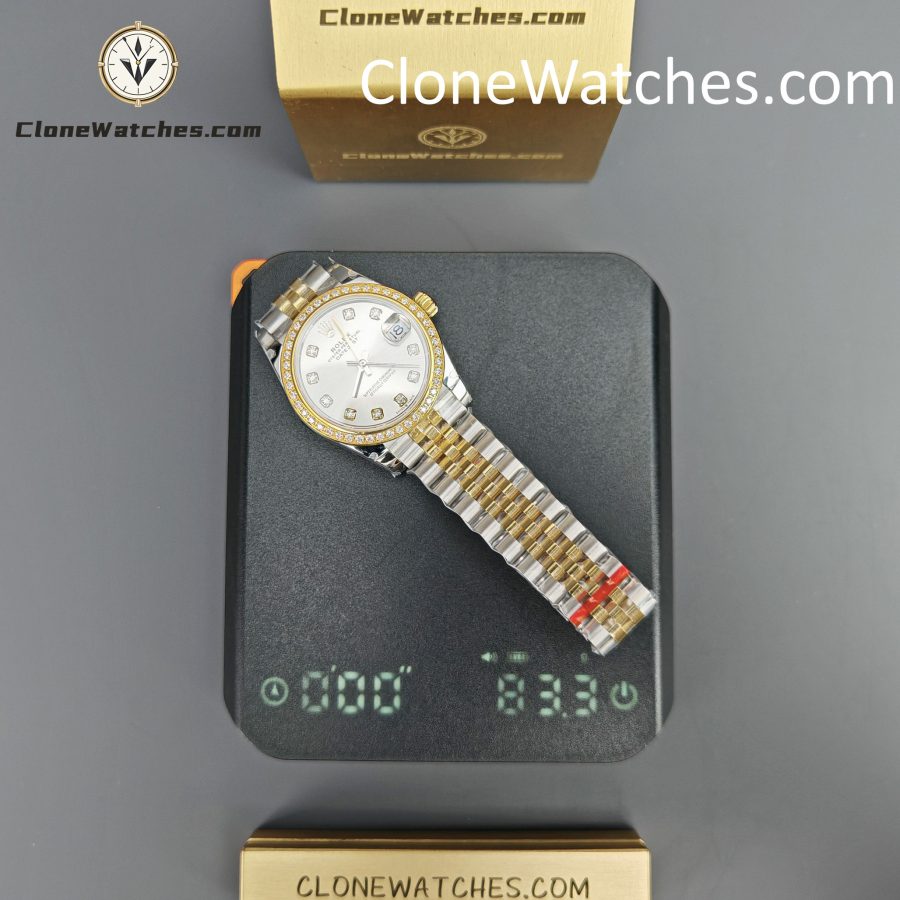 Rolex Super Clone Watches 1:1 DateJust m278383rbr-0020 Jubilee 31MM 2236 Movement - Image 16