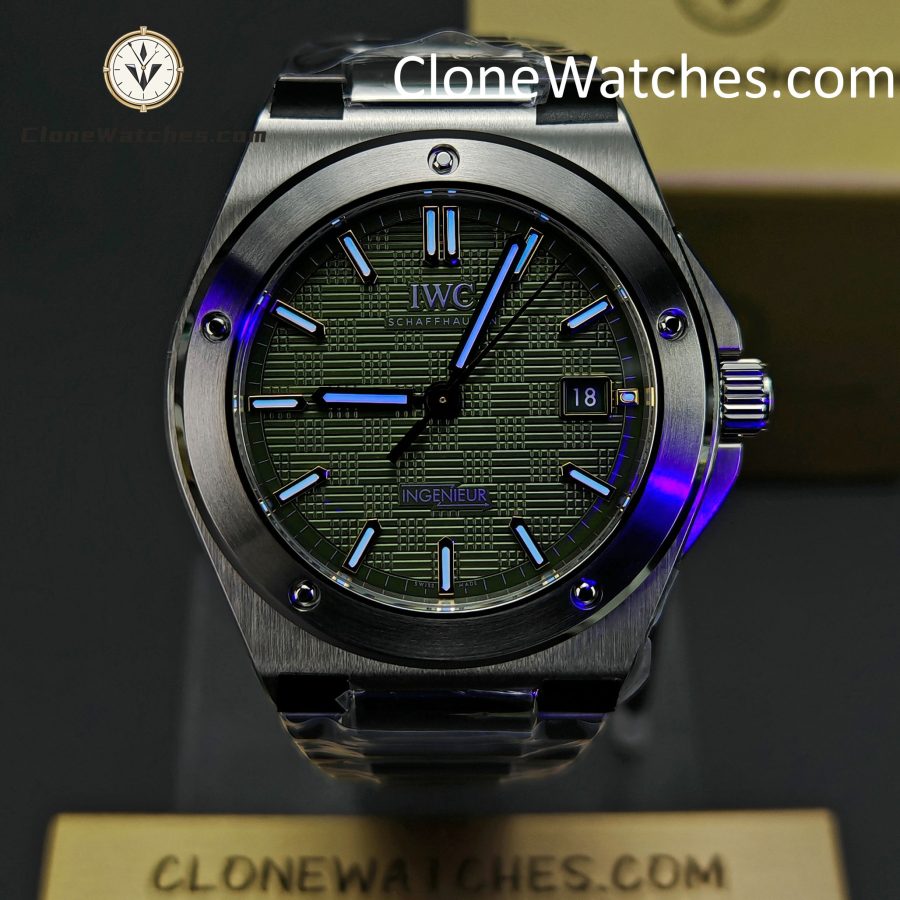 IWC Super Clone Watches 1:1 IW328908 Ingenieur Automatic 40 Green Dial - Image 2