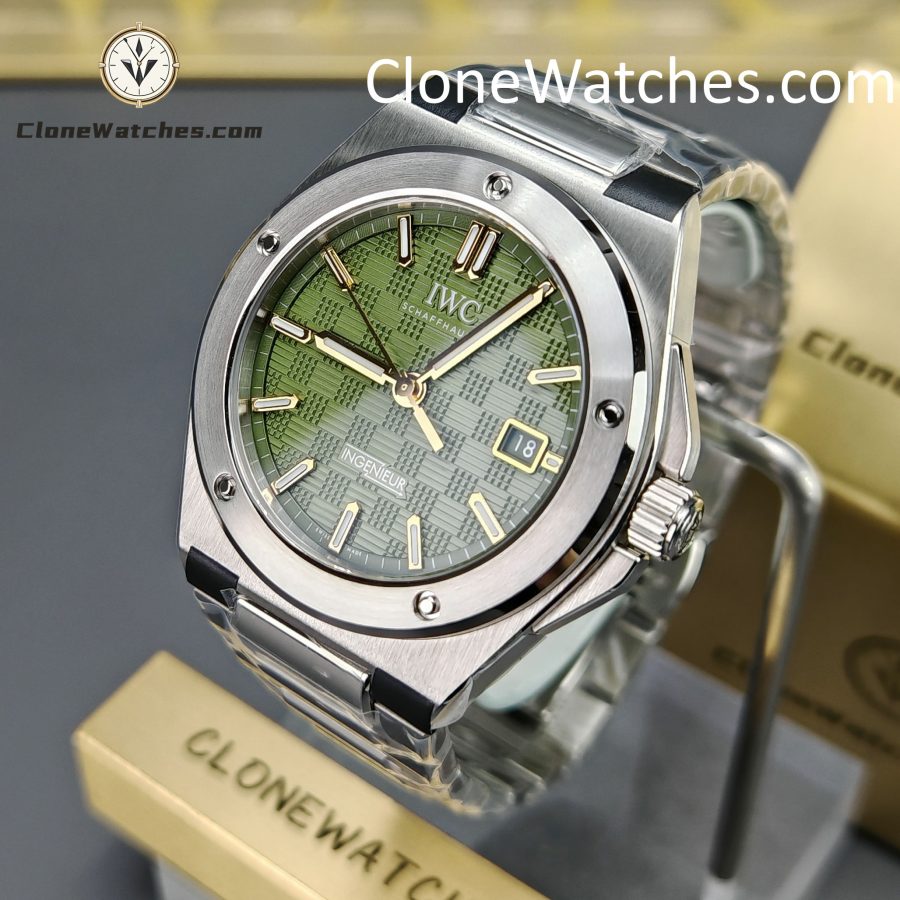 IWC Super Clone Watches 1:1 IW328908 Ingenieur Automatic 40 Green Dial - Image 3
