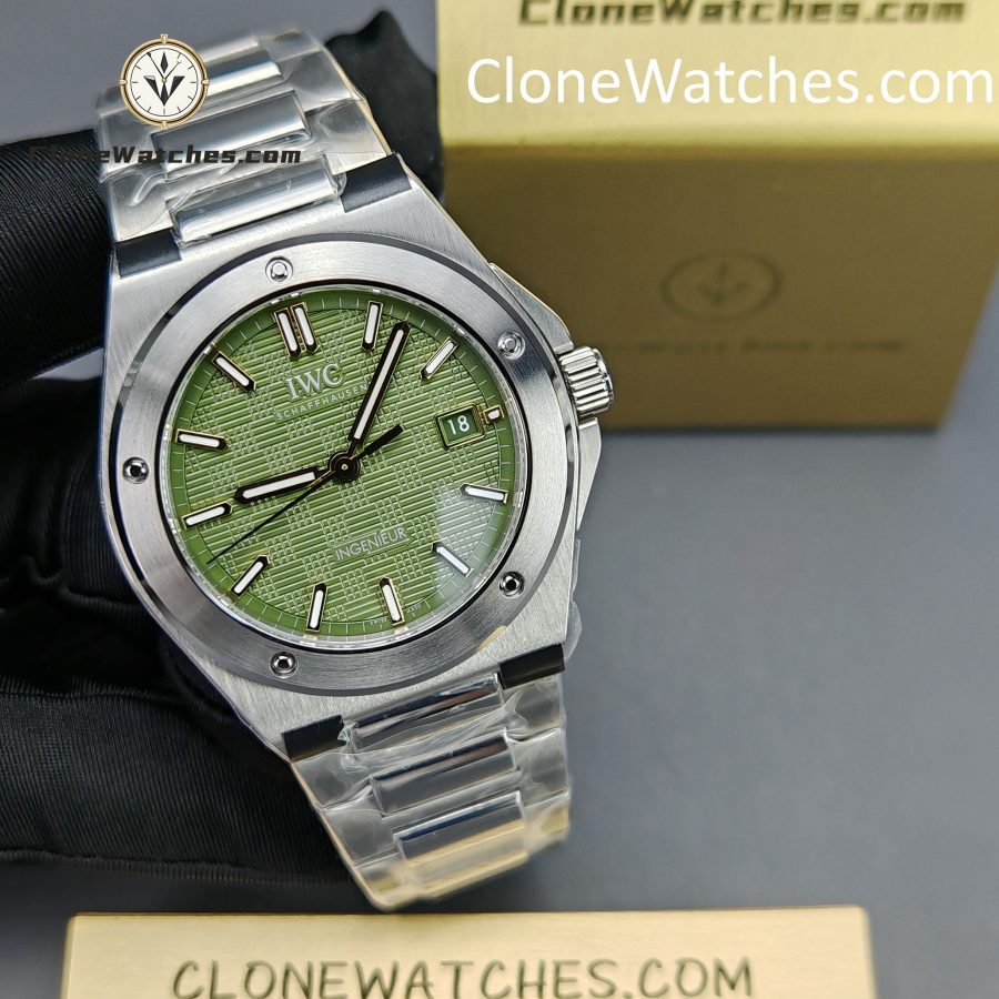 IWC Super Clone Watches 1:1 IW328908 Ingenieur Automatic 40 Green Dial - Image 6