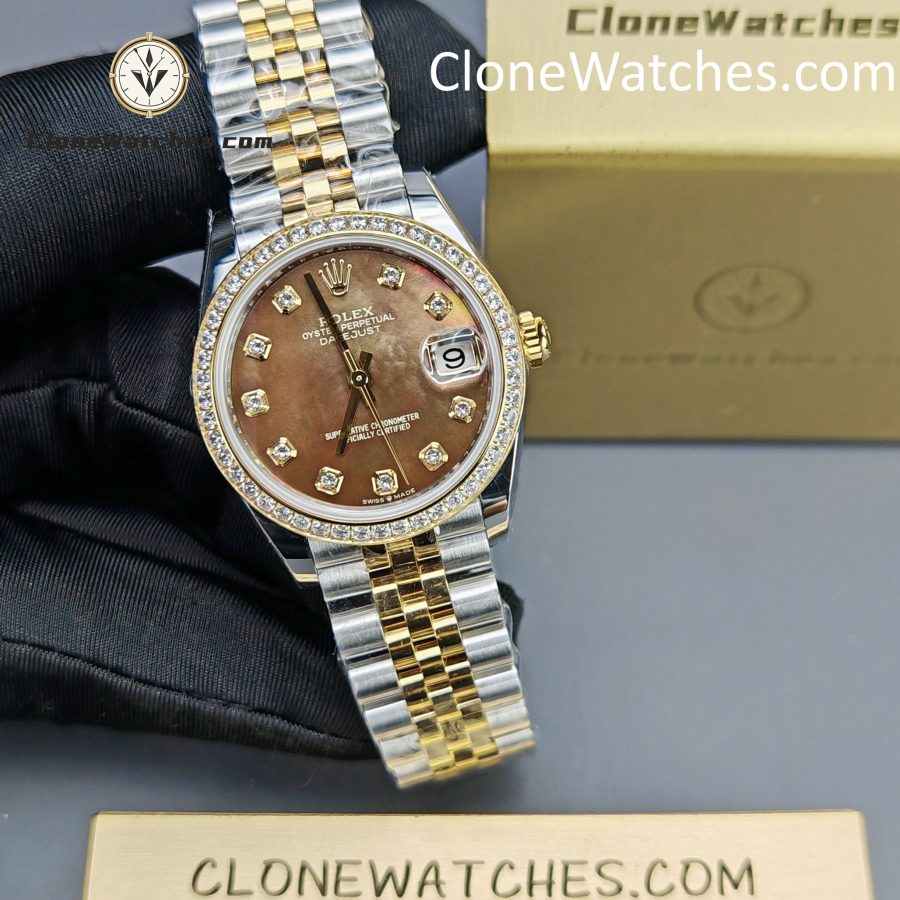 Rolex Super Clone Watches 1:1 DateJust m278383rbr-0024 Jubilee 31MM 2236 Movement - Image 5