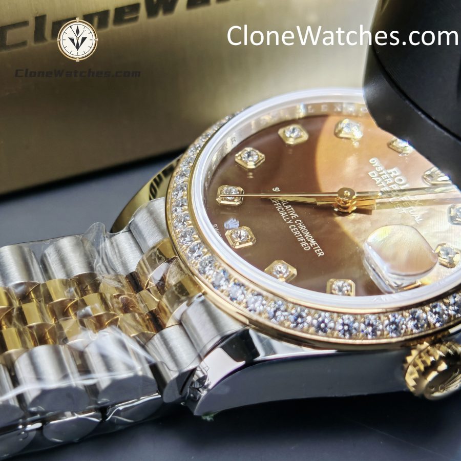 Rolex Super Clone Watches 1:1 DateJust m278383rbr-0024 Jubilee 31MM 2236 Movement - Image 13
