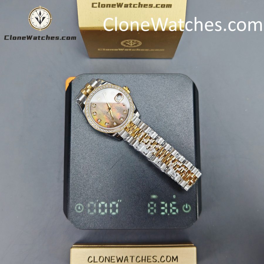Rolex Super Clone Watches 1:1 DateJust m278383rbr-0024 Jubilee 31MM 2236 Movement - Image 15