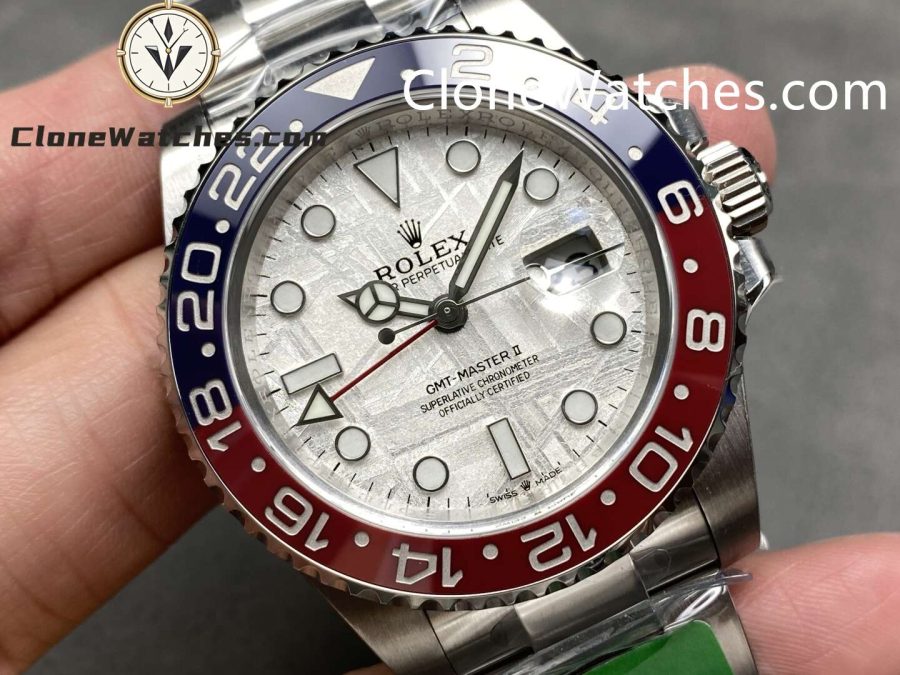 Rolex Super Clone Watches 1:1 GMT Master II Meteorite M126719blro-0002 Oyster 3285 Movement - Image 2