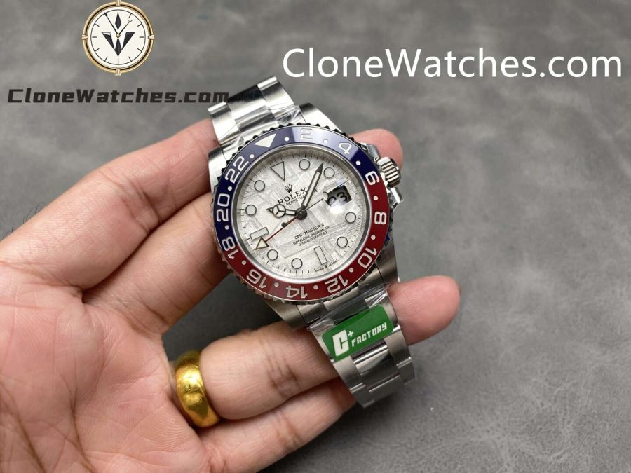 Rolex Super Clone Watches 1:1 GMT Master II Meteorite M126719blro-0002 Oyster 3285 Movement - Image 4