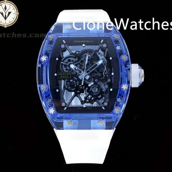 Super Clone Watches – Richard Mille 035 Blue Crystal