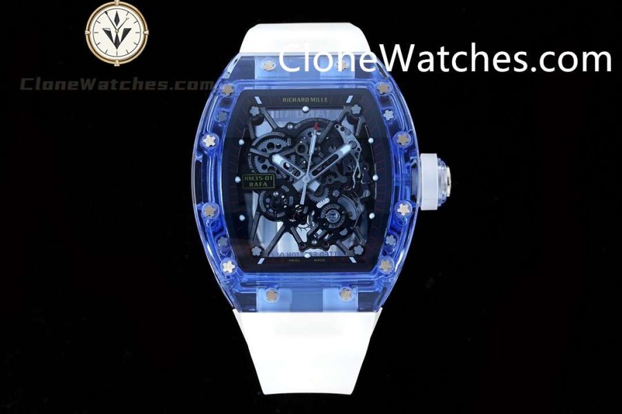 Super Clone Watches – Richard Mille 035 Blue Crystal