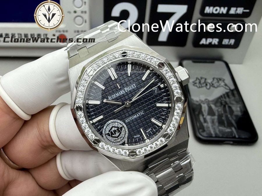Audemars Piguet Super Clone Watches 1:1 Royal Oak 15451ST Black Dial 37MM - Image 2