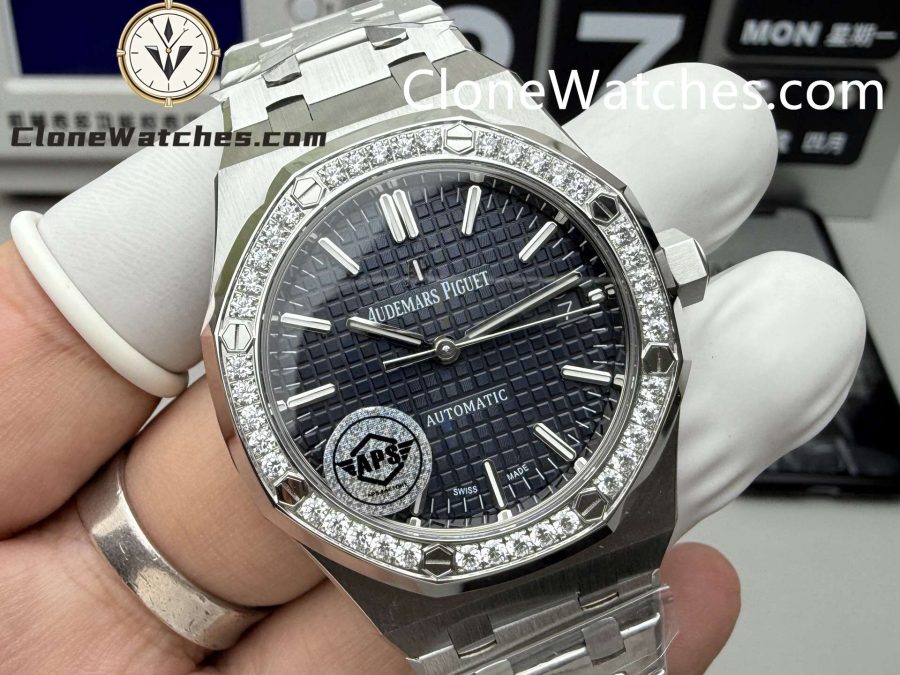 Audemars Piguet Super Clone Watches 1:1 Royal Oak 15451ST Black Dial 37MM - Image 3