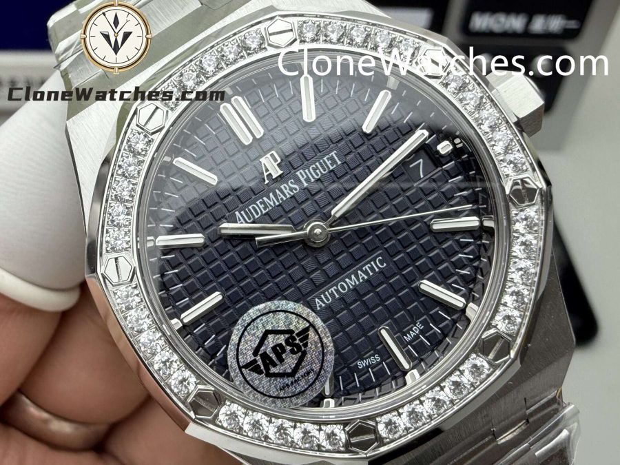 Audemars Piguet Super Clone Watches 1:1 Royal Oak 15451ST Black Dial 37MM - Image 4
