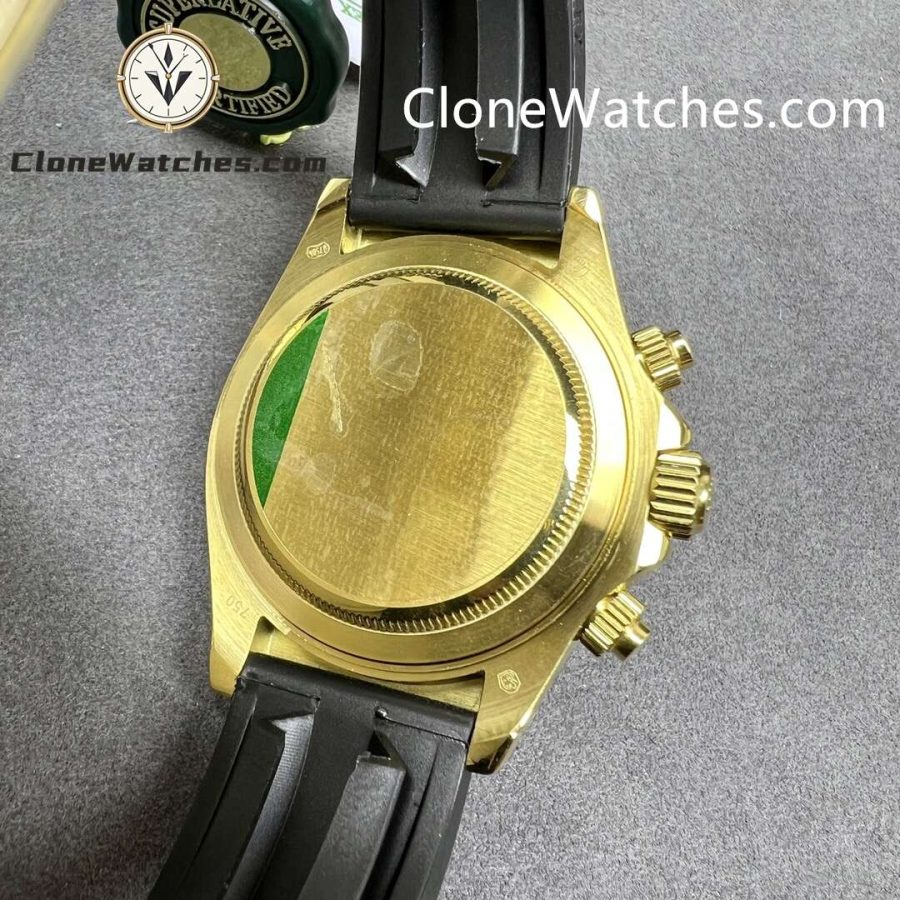 Rolex Super Clone Watches 1:1 Daytona 18K Gold 116588TBR Eye of the Tiger Diamonds Dial 4130 Movement - Image 7
