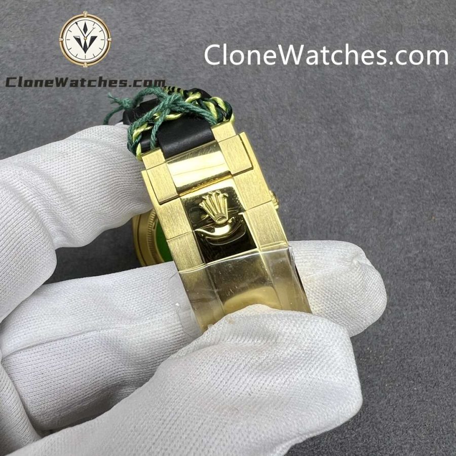 Rolex Super Clone Watches 1:1 Daytona 18K Gold 116588TBR Eye of the Tiger Diamonds Dial 4130 Movement - Image 9