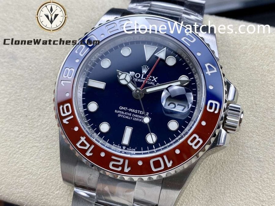 Rolex Super Clone Watches 1:1 GMT Master II m126719blro-0003 Oyster 3285 Movement - Image 3