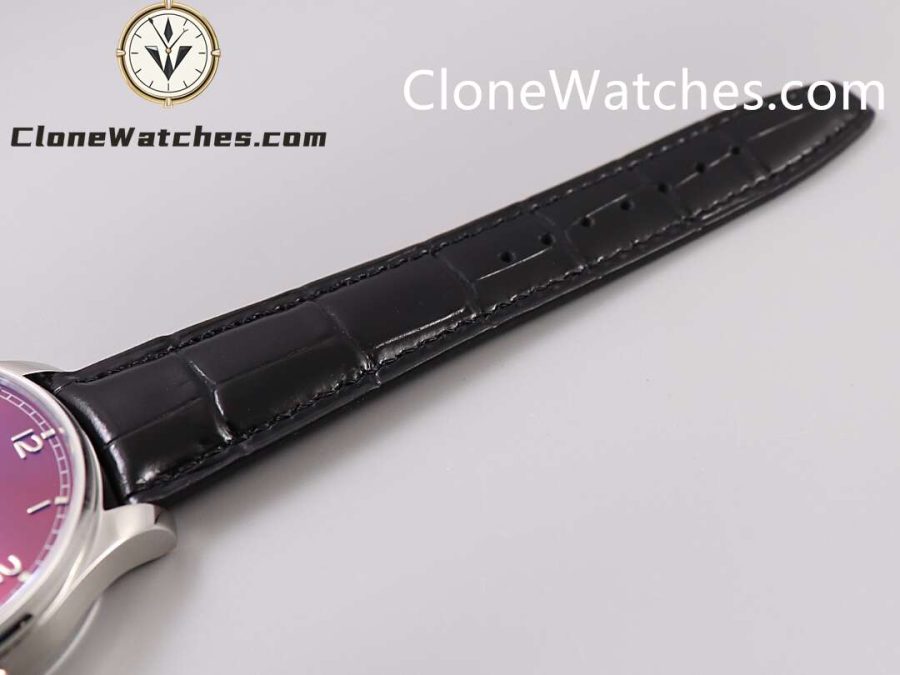 IWC Super Clone Watches 1:1 Portugieser Automatic 42MM Burgundy Dial IW500714 - Image 8
