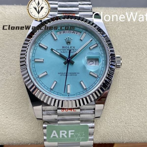 Super Clone Watches – Rolex  Day Date Ice Blue Dial M228236-0018