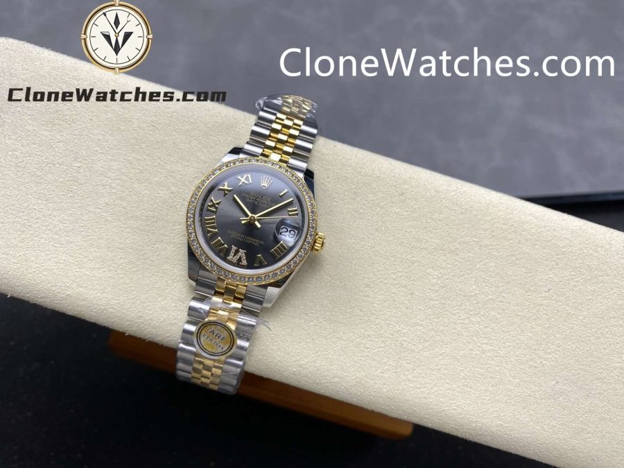 Rolex Super Clone Watches 1:1 DateJust m278383rbr-0018 Jubilee 31MM 2236 Movement - Image 5