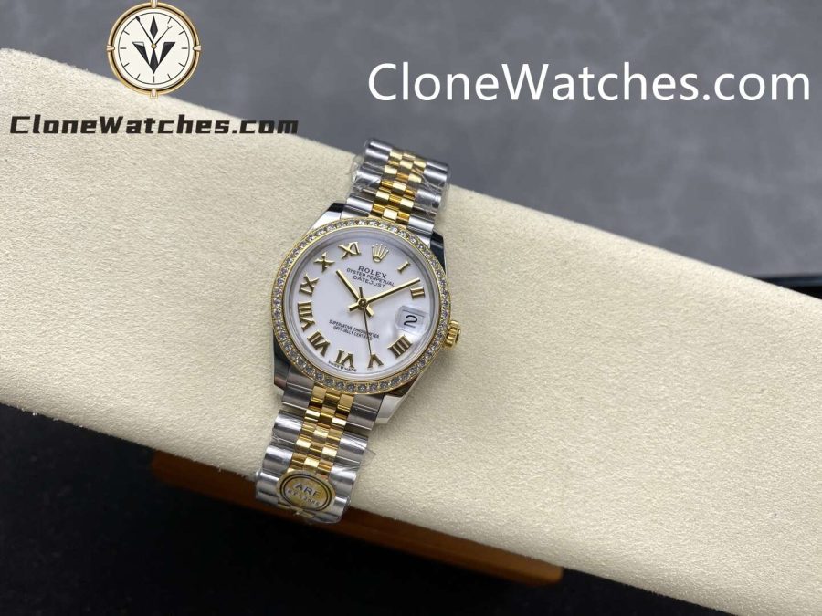 Rolex Super Clone Watches 1:1 DateJust m278383rbr-0002 Jubilee 31MM 2236 Movement - Image 4