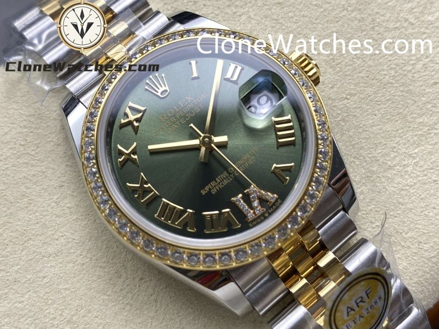 Rolex Super Clone Watches 1:1 DateJust m278383rbr-0016 Jubilee 31MM 2236 Movement - Image 3