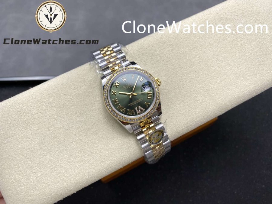 Rolex Super Clone Watches 1:1 DateJust m278383rbr-0016 Jubilee 31MM 2236 Movement - Image 5