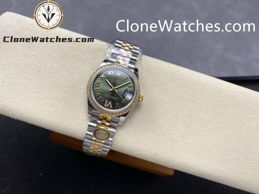 Rolex Super Clone Watches 1:1 DateJust m278383rbr-0016 Jubilee 31MM 2236 Movement - Image 4