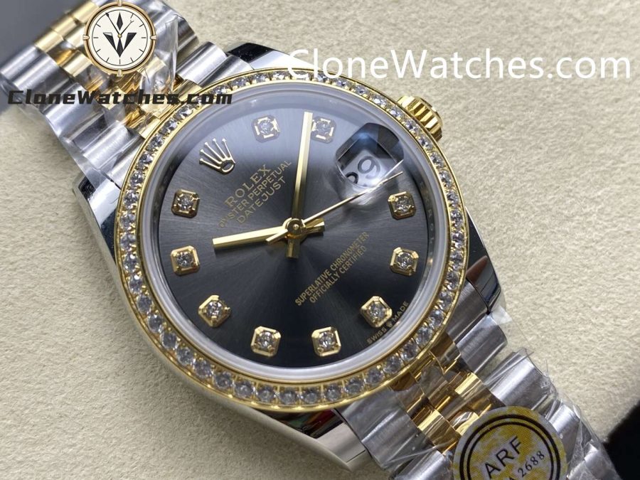 Rolex Super Clone Watches 1:1 DateJust m278383rbr-0022 Jubilee 31MM 2236 Movement - Image 2
