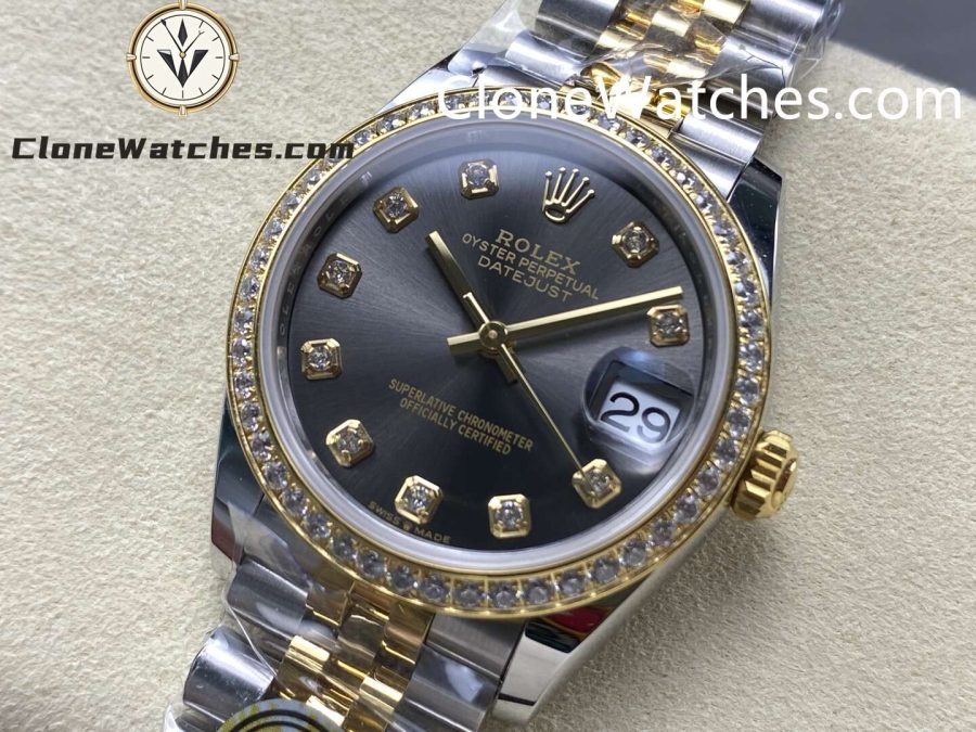 Rolex Super Clone Watches 1:1 DateJust m278383rbr-0022 Jubilee 31MM 2236 Movement - Image 3