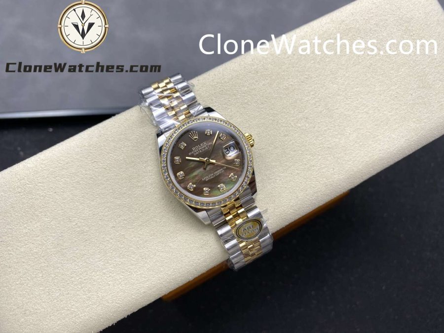 Rolex Super Clone Watches 1:1 DateJust m278383rbr-0024 Jubilee 31MM 2236 Movement - Image 5
