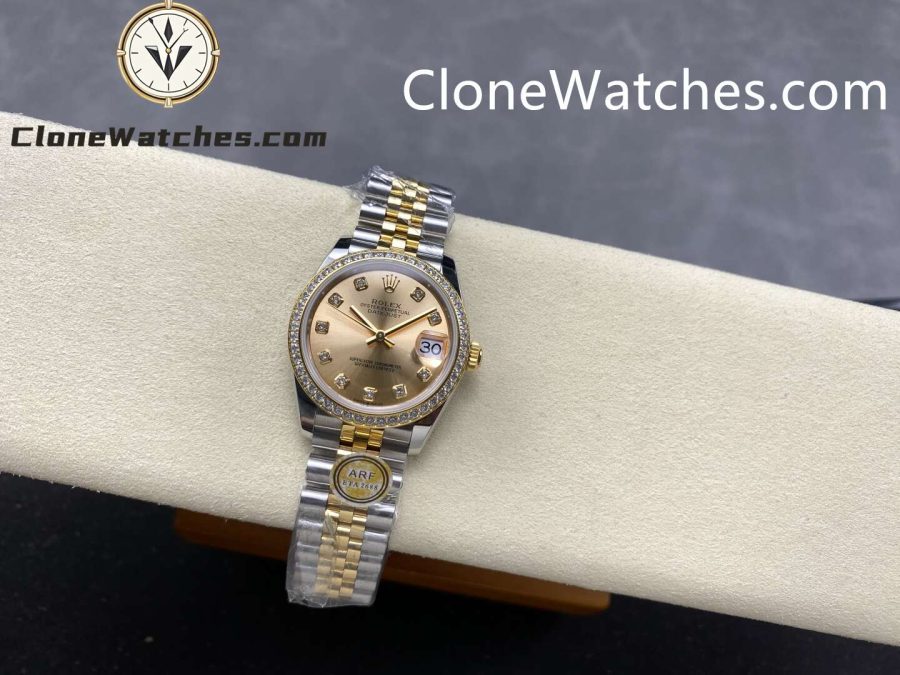 Rolex Super Clone Watches 1:1 DateJust m278383rbr-0026 Jubilee 31MM 2236 Movement - Image 5