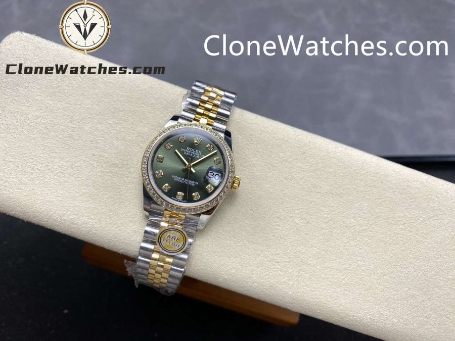 Rolex Super Clone Watches 1:1 DateJust m278383rbr-0030 Jubilee 31MM 2236 Movement - Image 5