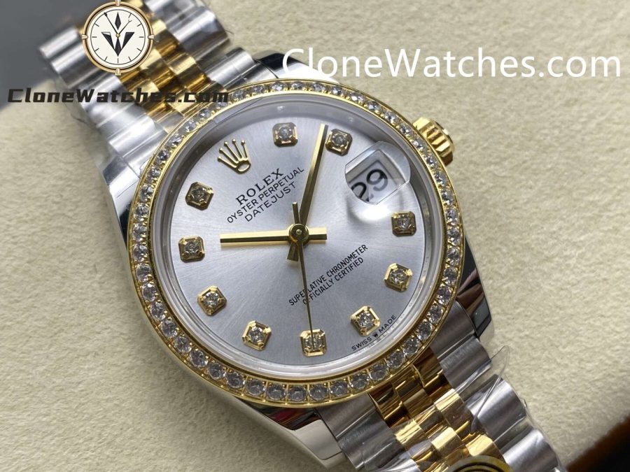 Rolex Super Clone Watches 1:1 DateJust m278383rbr-0020 Jubilee 31MM 2236 Movement - Image 2