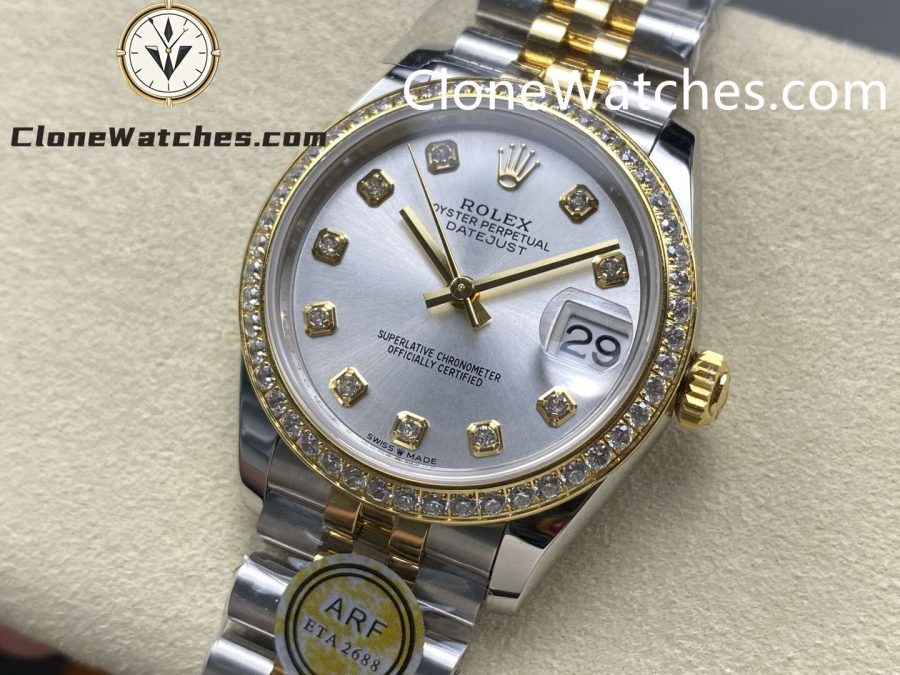 Rolex Super Clone Watches 1:1 DateJust m278383rbr-0020 Jubilee 31MM 2236 Movement - Image 3