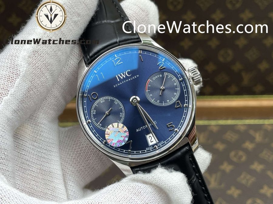 IWC Super Clone Watches 1:1 Portuguese Automatic Blue Dial 42.3MM IW500710 - Image 2
