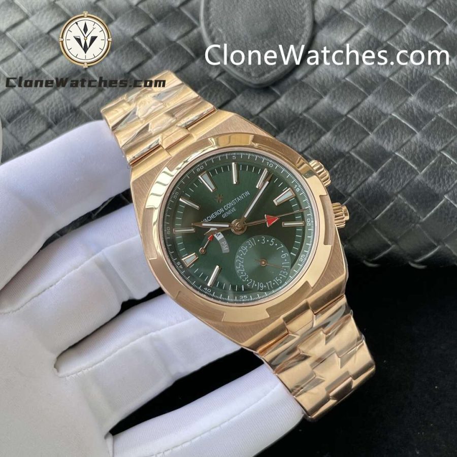Vacheron Constantin Super Clone Watches 1:1 Overseas Dual time rose gold 7920V/210R-B965 41mm - Image 3