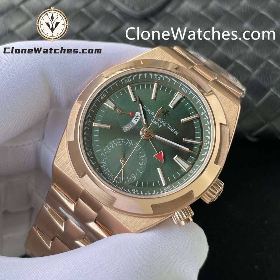 Vacheron Constantin Super Clone Watches 1:1 Overseas Dual time rose gold 7920V/210R-B965 41mm - Image 4