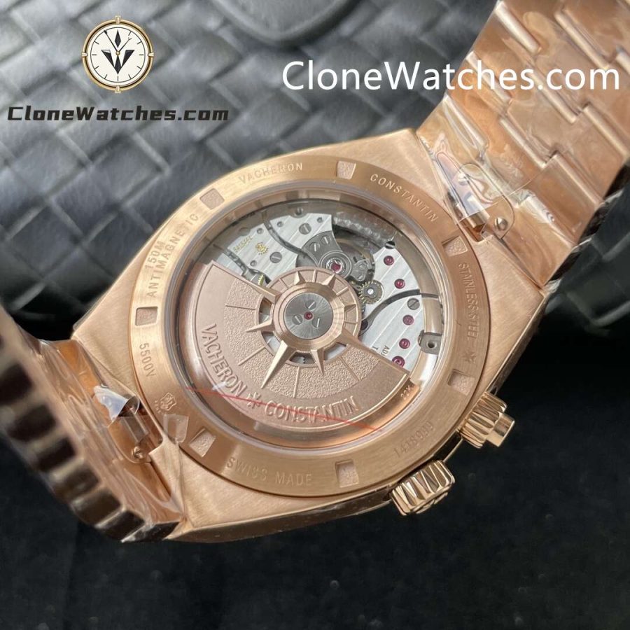 Vacheron Constantin Super Clone Watches 1:1 Overseas Dual time rose gold 7920V/210R-B965 41mm - Image 7