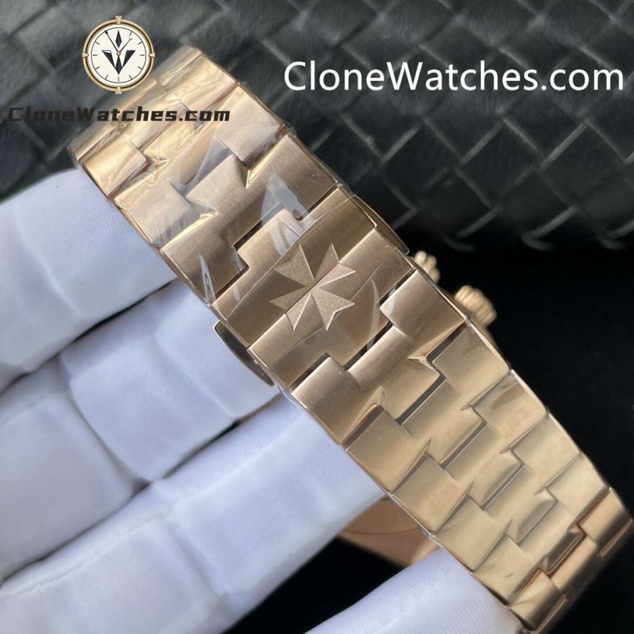 Vacheron Constantin Super Clone Watches 1:1 Overseas Dual time rose gold 7920V/210R-B965 41mm - Image 9