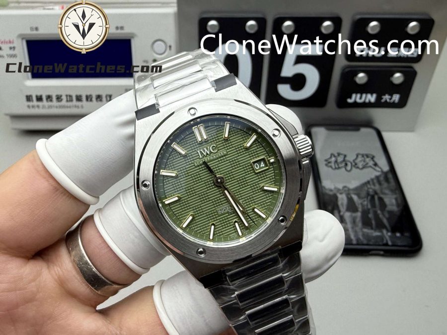 IWC Super Clone Watches 1:1 IW328908 Ingenieur Automatic 40 Green Dial - Image 2