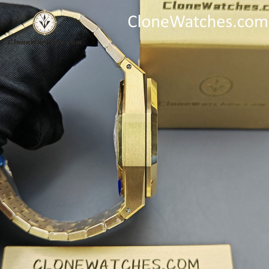 Audemars Piguet Super Clone Watches 1:1 Royal Oak Smoked Gold Dial 26240BA Selfwinding Chronograph - Image 9